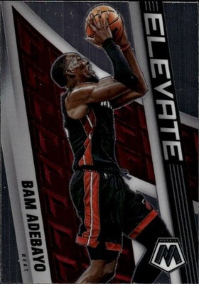 2021-22 Panini Mosaic Bam Adebayo #7 Elevate Mosaic Miami Heat 23J