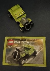 LEGO Racers Tiny Turbos Set: ROD RACER ~ 8302 ~ Retired 2011 ~ 100% Complete