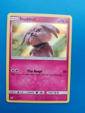 Pokémon TCG - Snubbull - Detective Pikachu Set - 15/18 - Holo Common Card