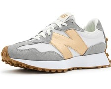 SALE OFF New Balance 327 Women's Grey Matter/Gold Metallic MEDIUM