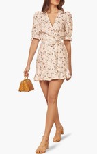 Reformation Carmelo Wrap Mini Dress XS