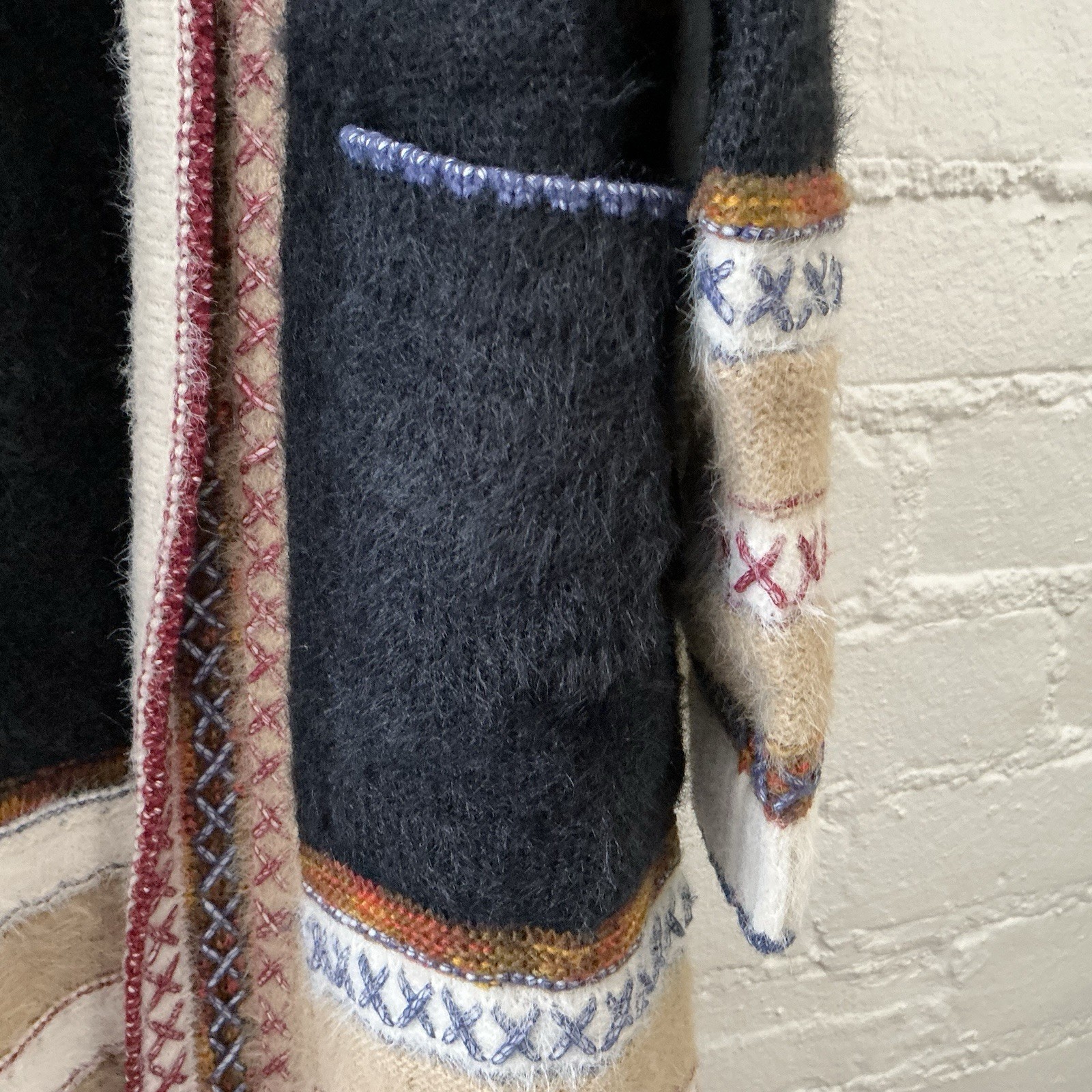 Janice Apparel Womens Boho Patchwork Cardigan Dus… - image 5