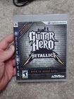 Guitar Hero Metallica PS3 Complete CIB Tested PlayStation 3 Water Damage Works