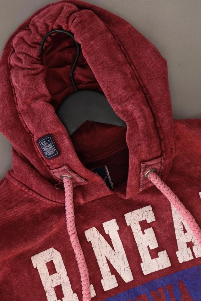 ✅ Rusty Neal Hoodie Regular Pullover für Herren Gr. 52, L rot aus Baumwolle ✅ - Bild 3 von 4