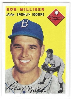 Bob Milliken 1994 Topps Archives 1954 #177 Brooklyn Dodgers