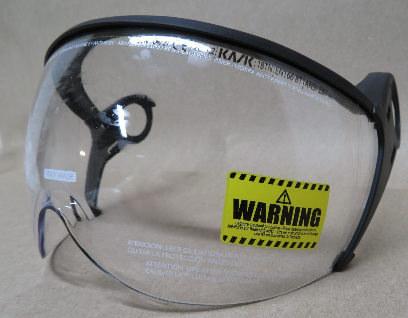 Kask Zen Visor Clear Eye Shield for Zenith Helmets UNI WV100007.500 No Adapters