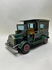 1960's Old Fashion Car. Trade Mark S.H. Made In Japan Made Out Of Tin