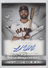 2022 Topps Series 2 Baseball Stars Black /199 LaMonte Wade Jr #BSA-LWJ Auto x2o