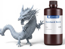 3D Printer Resin 405nm UV Photopolymer Resin Gray High Precision Fast Curing LCD