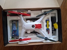 Blade 350 QX Quad Blade Drone (BNF) with Extra Battery Blades & Case New In Box