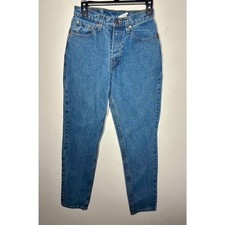 Jordache Vintage Mom Jeans Womens Size 11/12 High Rise Tapered Blue