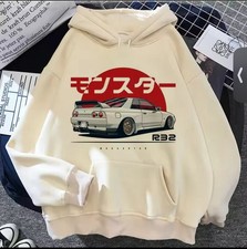 Hoodie Nissan Skyline R32 GT-R Car Owners Car Guy L R33 R35 Sky Line GTR NISMO