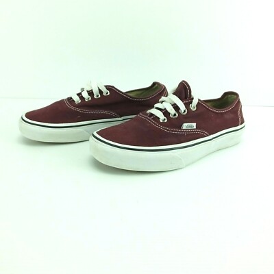 Vans Burgundy Woman's US 6.5 Canvas TB4R Skate Shoes | eBay