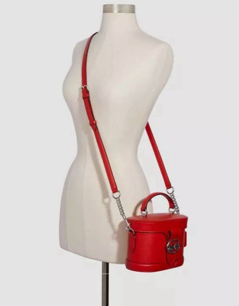 NWT Coach Georgie Gem Crossbody 5503 Bright Poppy | eBay