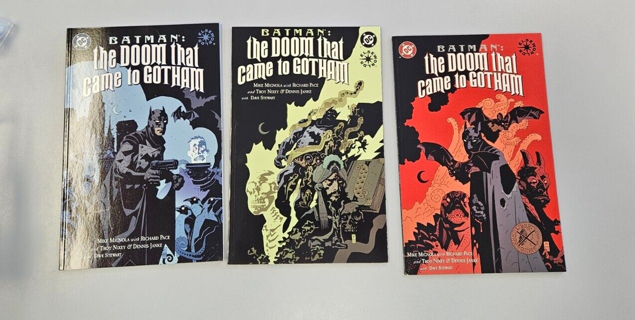 Batman: The Doom That Came to Gotham 1-3 Full Series Mike Mignola DC Comics 2000
