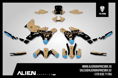 CFMOTO 450MT 2024-2025 Graphics kit Decals Stickers (Design 19) - Picture 4 of 4
