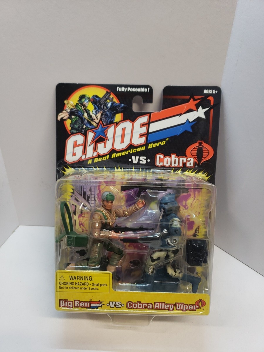 2002 HASBRO G.I JOE VS COBRA ACTION FIGURE 2 PACK BIG BEN & ALLEY