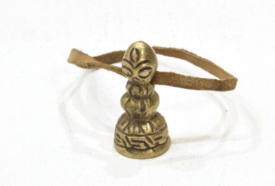 Tibetan Buddha Brass Chop Amulet