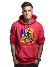 NEW Art Society BOXING GOAT GRAFFITI RED Hoodie SMALL-4XLARGE MADE IN USA