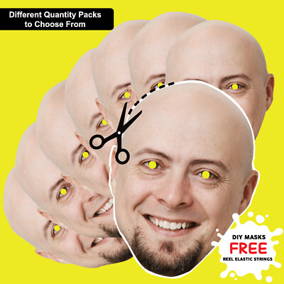 Gesichtsmasken Sets Personalisiert Gesichtsmaske Foto für Junggesellenabschied Geburtstag Party