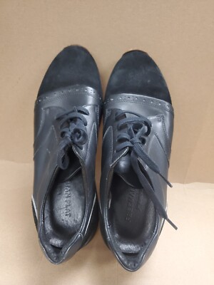 Freeman Plat Easy Jogger Black Leather Sneakers Shoes Men display picture 3