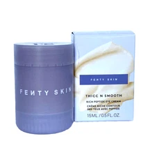 Fenty Skin: Thicc N Smooth Rich Peptide Eye Cream 0.5 fl oz NIB Day / Night