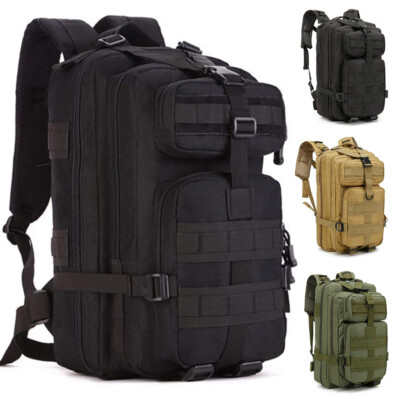 Outdoor Military Molle Tactical Backpack 30L Rucksack Camping Bag Travel Hiking