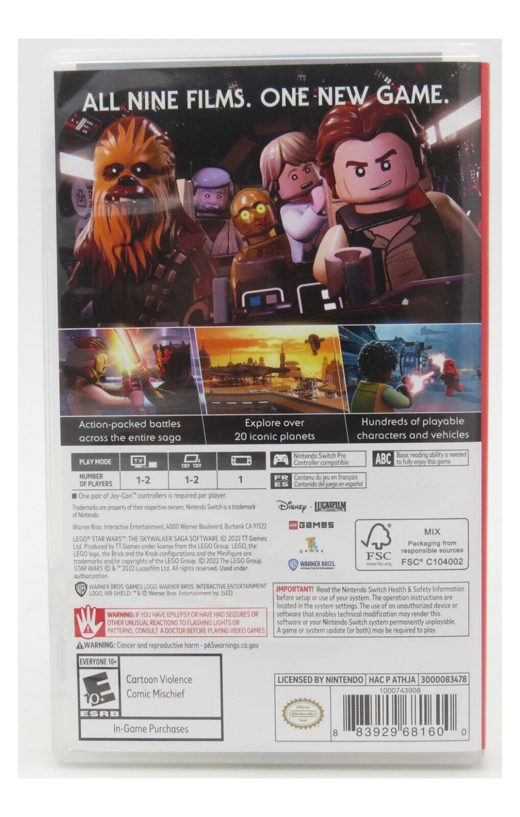 NSKEAAWAR23920 - NINTENDO SWITCH LEGO Star Wars: The Skywalker Saga  Galactic Edition - Currys Business