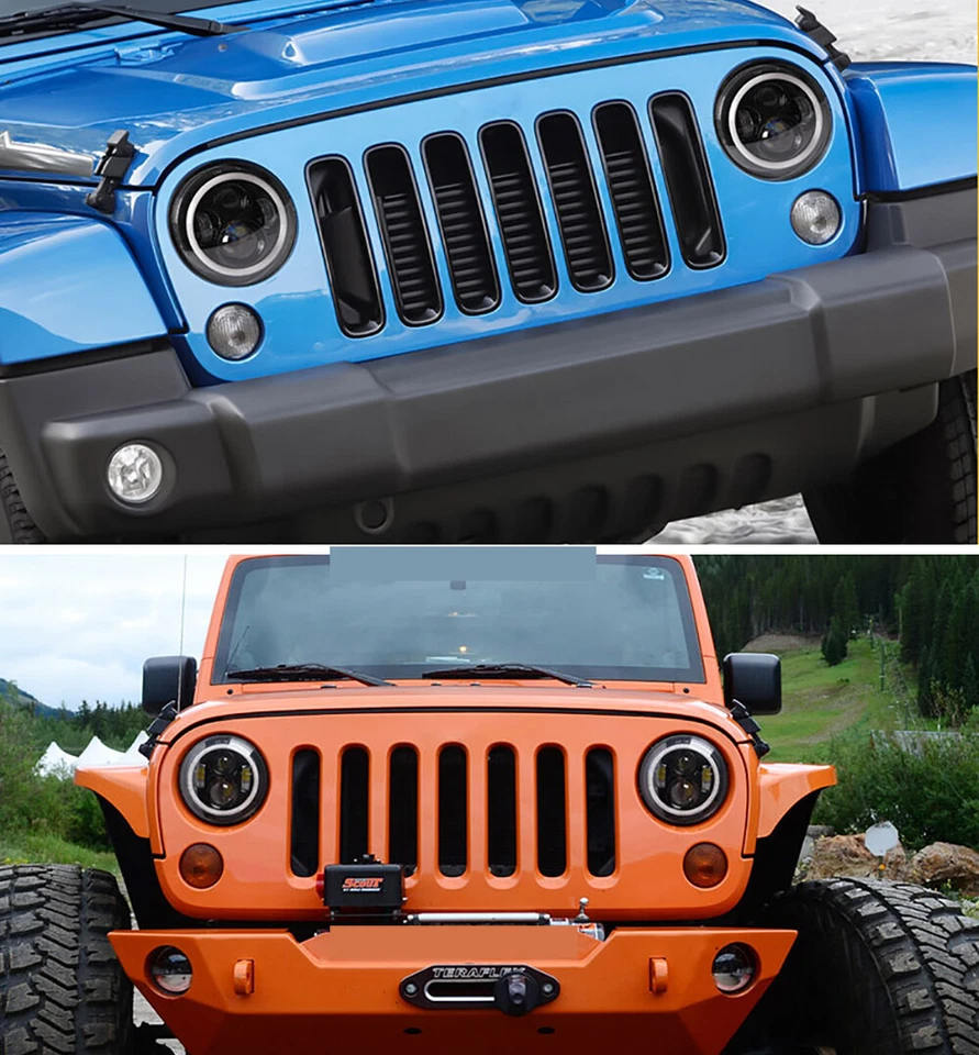 Faróis de LED de 7 polegadas para 2002 2003 2004 2005 2006 Mercedes Benz G500 G55 AMG - Imagem 4 de 4