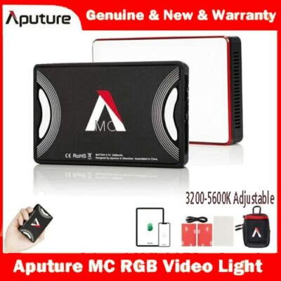 DE Aputure AL-MC MC RGBWW Beleuchtung Video Mini LED-Licht 3200K-6500K Für DSLR