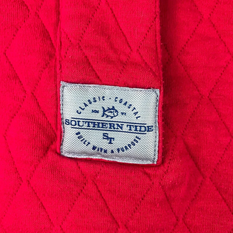 Sudadera Southern Tide para mujer pequeña rosa acolchada parche en el codo pulóver Foto 4 de 4