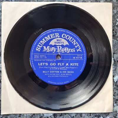 Billy Cotton & His Band - Mary Popins - Lets Go Fly A Kite (Summer County-DIS 1)