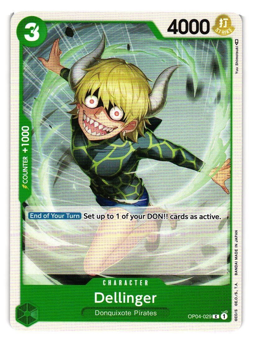 Dellinger OP04-029 C English ONE PIECE Kingdom of Intrigue Dellinger OP04-029 C English ONE PIECE Kingdom of Intrigue