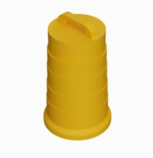 O Scale Model Railroad Scenery 10 Safety Barrels Drums Orange