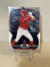 2023 Bowman 1st Chrome Prospects Jorge Ruiz #BCP-123 Los Angeles Angels