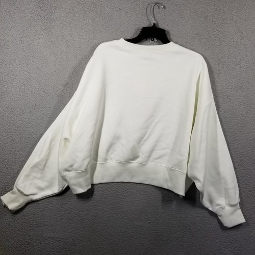 Nike Sportswear Phoenix Fleece Women M Over-Oversized Crewneck Sweatshirt Tennis - Picture 2 of 10