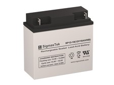 SigmasTek 12V 18AH SLA Battery Replacement for Mighty Max ML18-12, Rechargeable