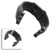 20mm Watch Band Chrono Caracas Black Sport on sale 20mm Watch Band Chrono Caracas Black Sport on sale