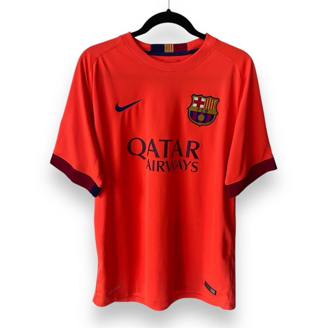Nike 2014/2015 FC Barcelona Away Soccer Jersey. Size L. | eBay