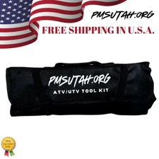Roll Up ATV UTV SXS Trail Repair Tool Kit Pouch Holder Case Tire Bag PMSUTAH