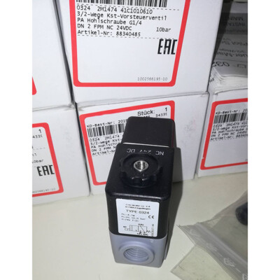 For GEMU D-74653 Ingelfingen TYPE 0324 24V 4.5W 10Bar Solenoid Valve