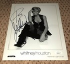 WHITNEY HOUSTON SIGNED 8X10 RARE ARISTA PROMO PHOTO JSA AUTOGRAPH FULL LOA 2002