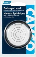 Camco 25573 Bullseye Level for Pop Ups Campers Mounts on Tongue Jack or Frame