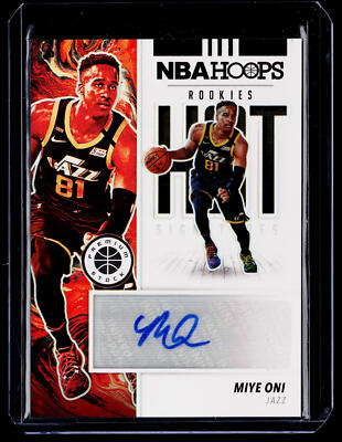 2019-20 Hoops Premium Stock #HS-MON Miye Oni Hot Signatures Rookies