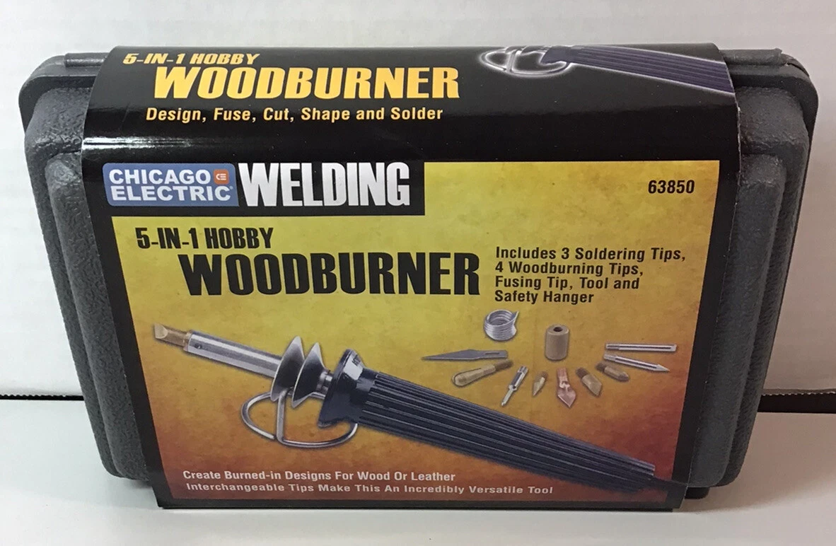 Chicago Electric Item 63850 5 in 1 Hobby Woodburner Wood Tool