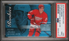 2015-16 Dylan Larkin Fleer Showcase Flair Blue Ice Rookie RC #38 /199 PSA 9