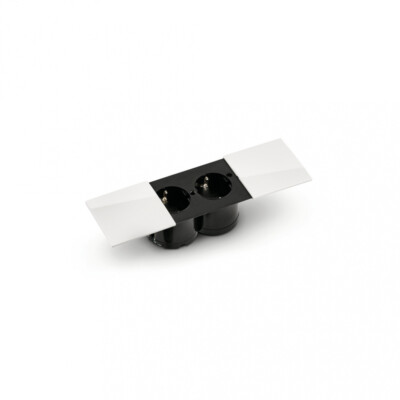 Naber Due | 4-fach Einbau-Steckdose | Edelstahl | USB (7053082)