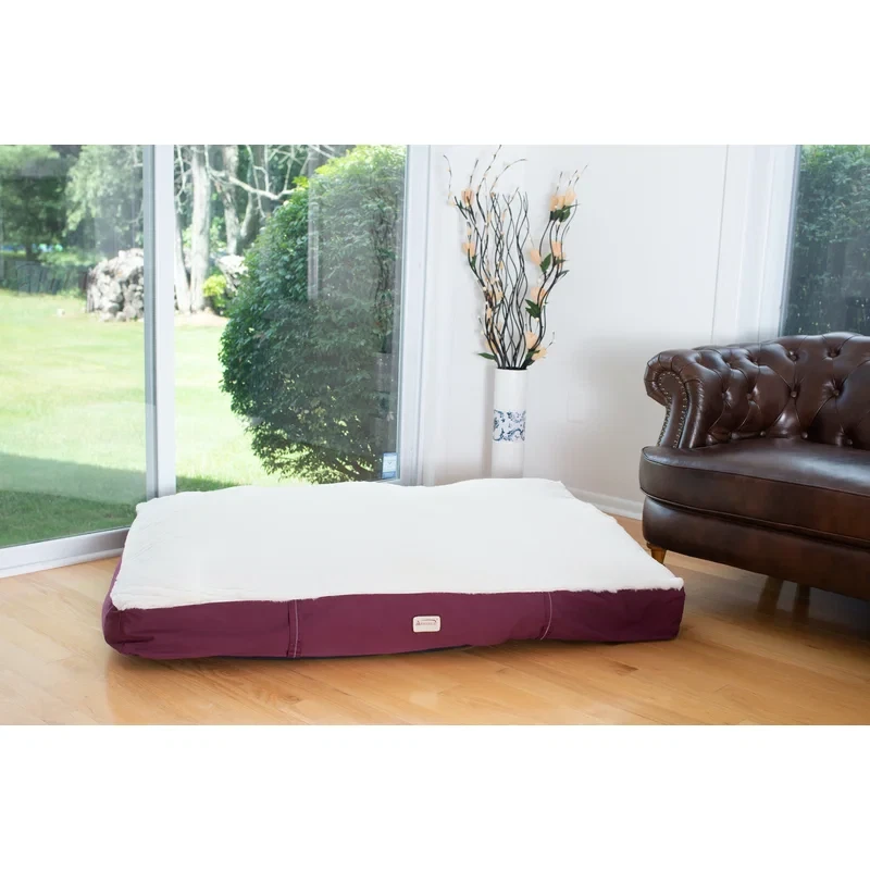 Dog Bed XXL Waterproof Soft with Removable Plush Cover Non Skid Base  8 in Thick - Image 2 of 4