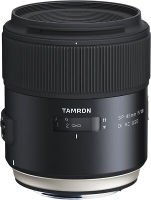 USED Tamron SP F013 45mm F/1.8 VC Di USD Lens For Canon