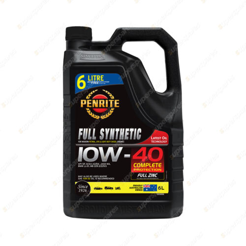 Penrite Everyday Plus Full Synthetic 10W-40 Engine Oil 6 Litre EDS10006 - Picture 2 of 2